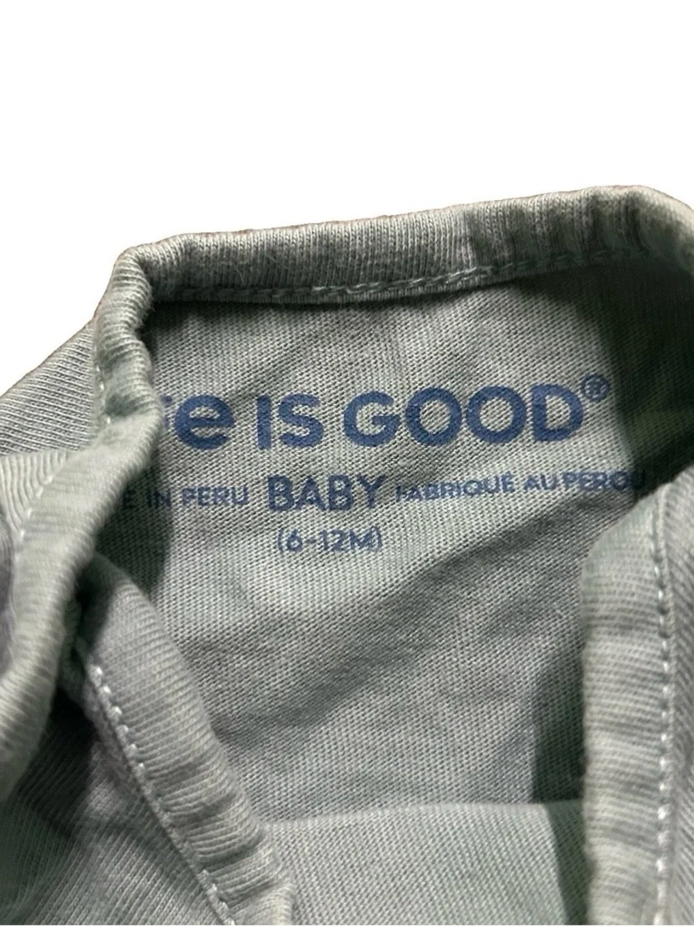 Baby Girl Clothing Matching Set Life Is Good Pants Bodysuits Size 6-9 Months